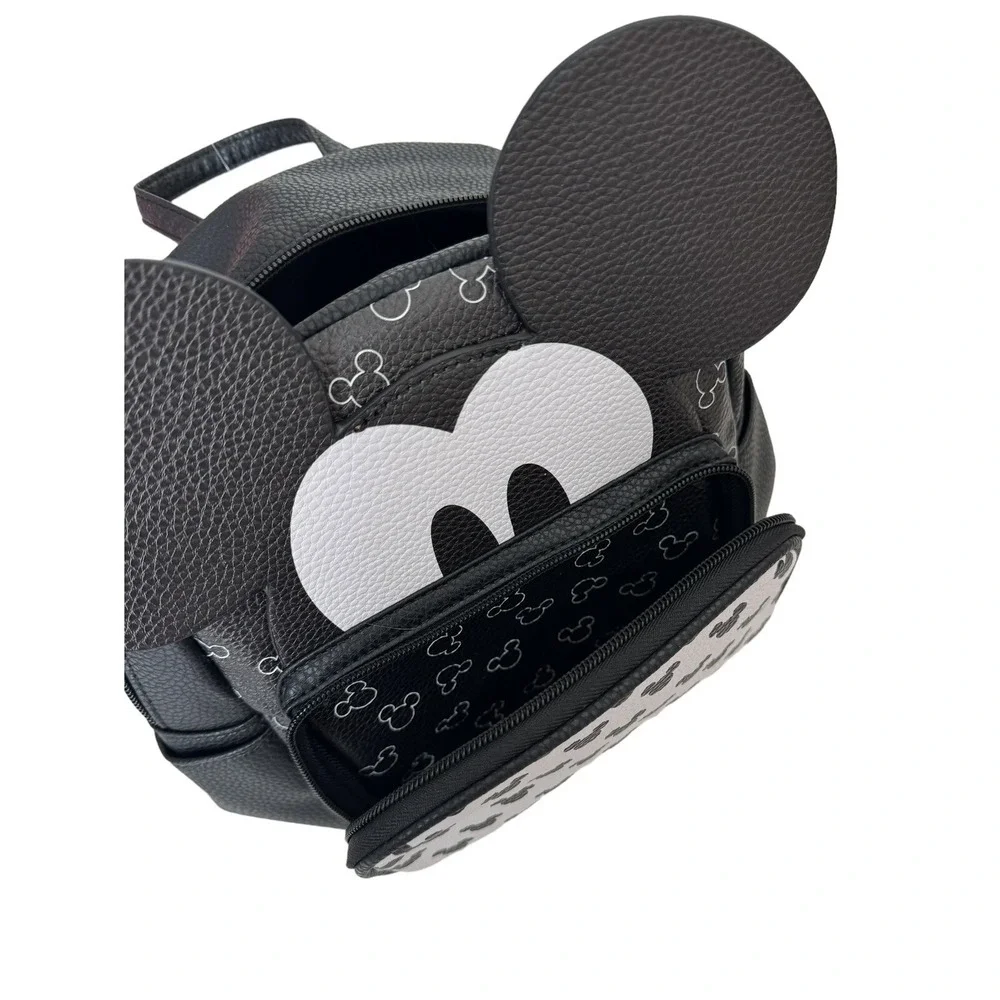 Aldi Disney Mickey Mouse Mini Backpack‎ and Wristlet Wallet Set of 2 Black White